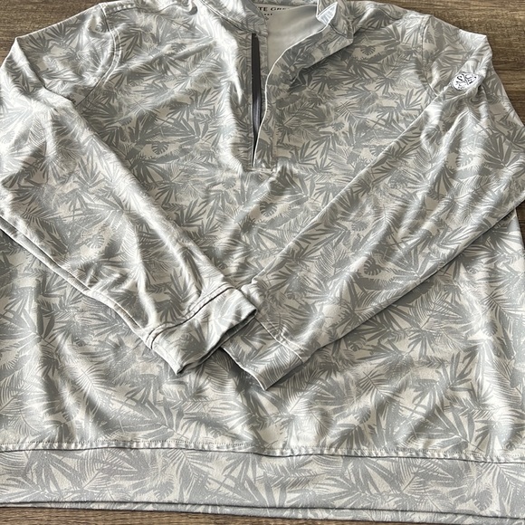 Matte Grey 1/2 Zip Pullover - Size Large - Picture 6 of 8